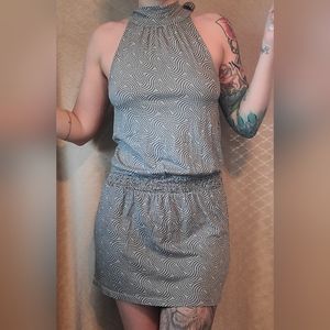 Juicy Couture Blue Dotted Dress